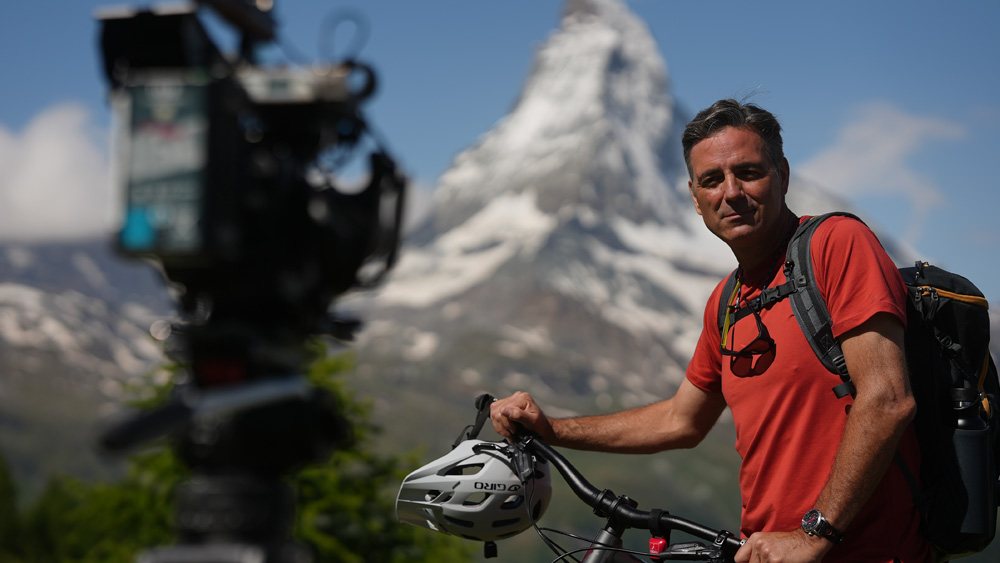 Jeff Mountain Biking at Matterhorn